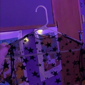 See-through shirts with stars